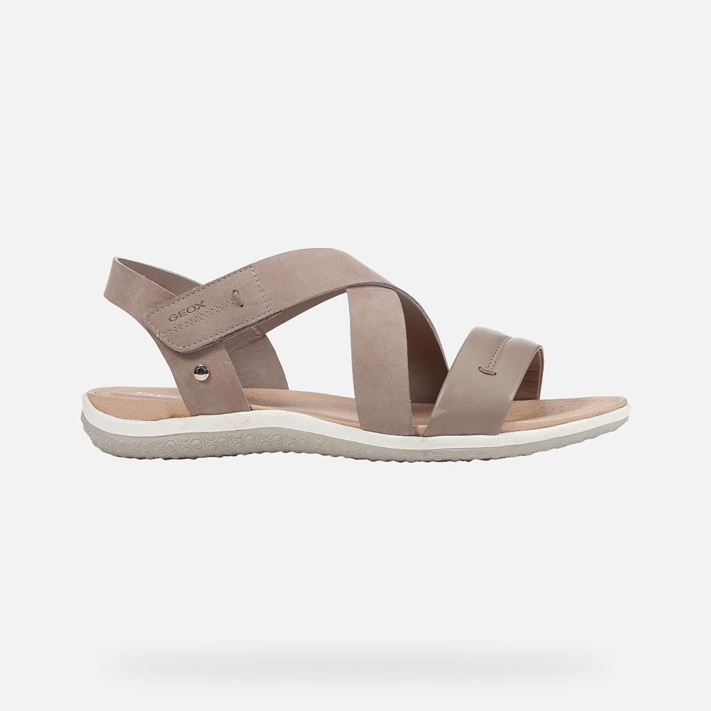 Sandalias Geox Senhora Bege - Vega - QSAJO4675